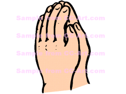 Hands together in prayer 02