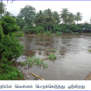 வராகநதியில் வெள்ளம்-பொதுமக்கள் மகிழ்ச்சி