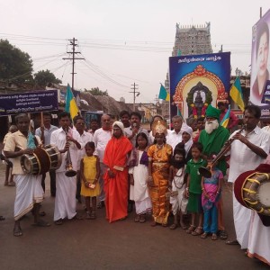 மன்னையில்…தமிழன்னை ஊர்வலம்