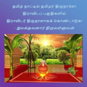 தமிழ் நாட்டில் தமிழர் திருநாளே!- இலக்குவனார் திருவள்ளுவன்﻿